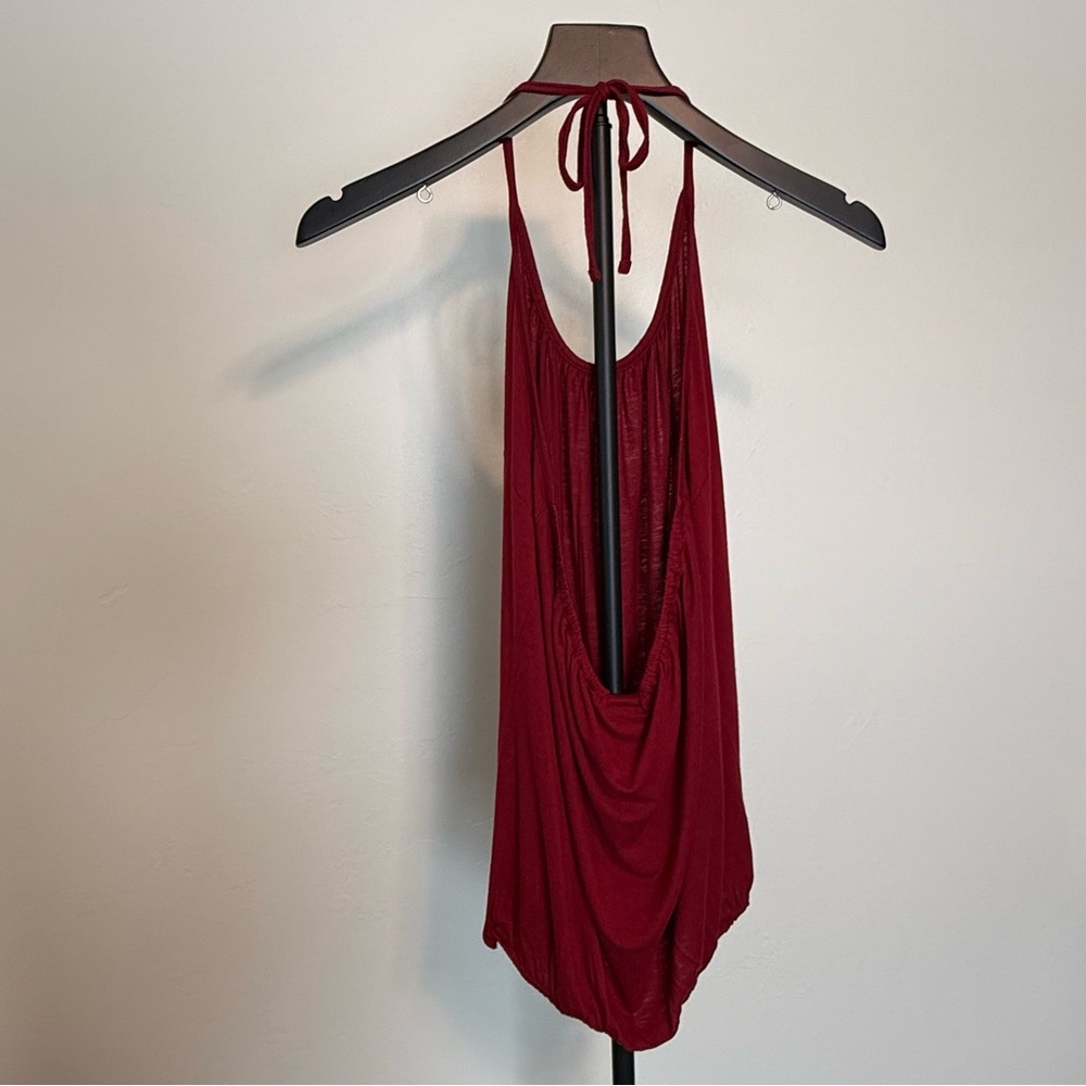 Urban Nomad Deep Red Halter Top Size Small / Medium - Picture 6 of 10